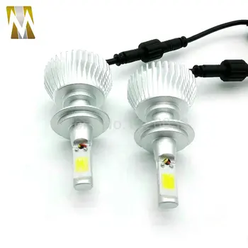 2* 80W 5600lm led headlights H7 Bulb Auto Front Bulb Automobiles led headlamp 6000K H8/H9/H11 HB3/9005 HB4/9006
