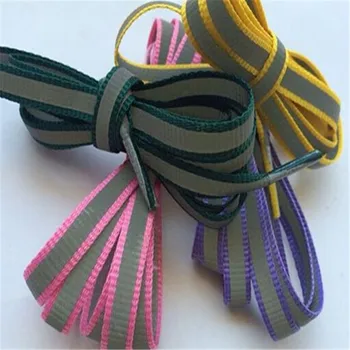 1 Pair New Luminous Shoelace Fluorescent Color Glowing Shoelace cordones zapatilla Shoe Laces For Canvas Sport Shoes ASL683A