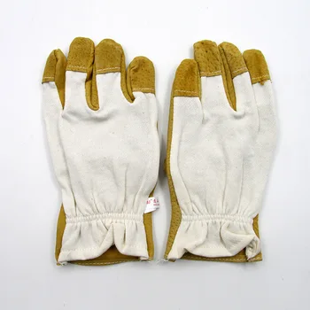 Pig skin Leather Driver Glove Safety Glove Leather Welding Glove Work Glove