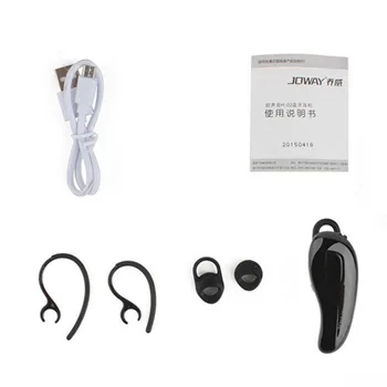 JOWAY H02 Mobile wireless Bluetooth headset, universal stereo mini one with two music Bluetooth headset Dual standby radio song
