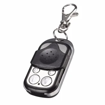 1pc Metal Black 433 MHZ Wireless Remote Control Support 4 Button Remote Control Durable Quality