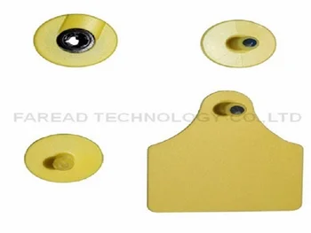 Passive rfid tag Animal ID ear tag for Pig ,cattle tracking for Livestock Identification 60pcs/lot