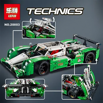 LEPIN 20003 1249PCS Technic Series The 24 hours Race Car Building Assembled Blocks Bricks Enlighten Toy Compatible legoed 42039