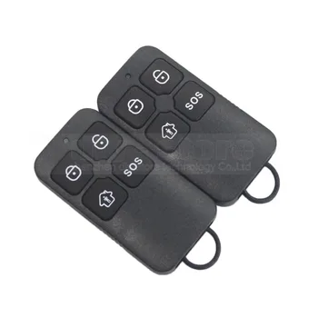 DIYSECUR K6 Wireless 433Mhz Keyfobs Remote Control for Our Related Home Alarm Home Security System Black