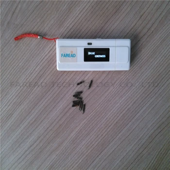RFID microchip Glass tags 2.12*12mm 125KHZ UID/ID64/Manchester/Unique/64bit