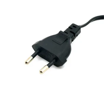 100cm Europe EU Plug Power Supply Retractable Stretch Cable Cord to IEC320 C5 for Laptop Notebook