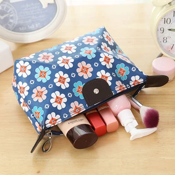 New Cartoon Make Up Organizer Bags Large Capacity Dumplings Cosmetic Bag Korean Version Small Washing Folding Bag Makeup Handbag