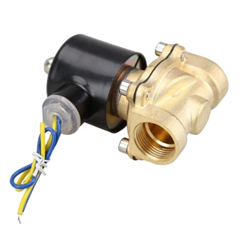 CNIM Hot 2W-200-20 3/4 Inch Brass Electric Solenoid Valve Water Air Fuels N/C DC 12V