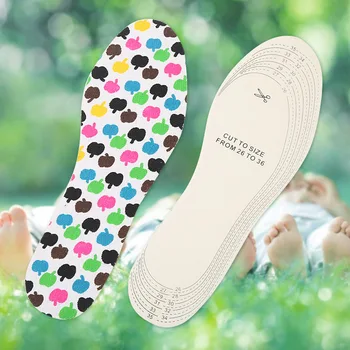 Breathable Insoles for Kids Cartoon Cute Shocked Sports Insoles for Shoes