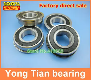 100pcs/lot Wholesale Flange ball bearing F6004-2RS 15*32*9 mm