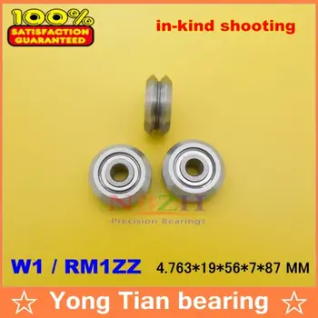 1pcs RM1ZZ / W1 4.763X19.56X7.87mm v wheeles W Groove Sealed Ball Bearing