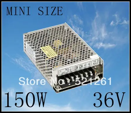 Power supply 36v 150w 36v 4.2A power suply 150w 36v mini size led power supply unit ac dc converter ms-150-36