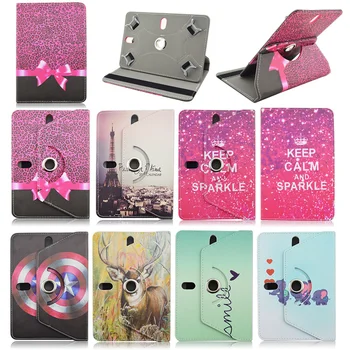 7'' Tablet Case For Cube iwork 7/ Cube Talk 7X / Cube T7 Rotating Leather cover 7.0inch Universal tablet cover Bag S4A92D
