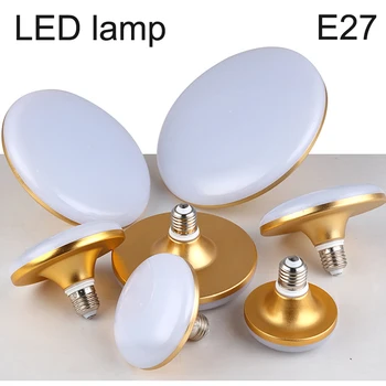 E27 LED Bulb Light 220V UFO LED Lamp 15W 30W 40W 60w Waterproof Dustproof Lampada Bombilla LED Umbrella light Explosion