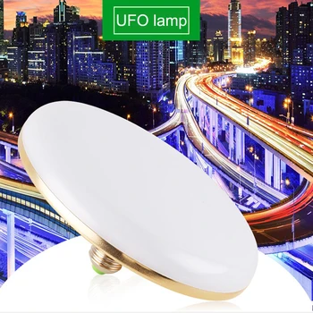 E27 LED Bulb Light 220V UFO LED Lamp 15W 30W 40W 60w Waterproof Dustproof Lampada Bombilla LED Umbrella light Explosion