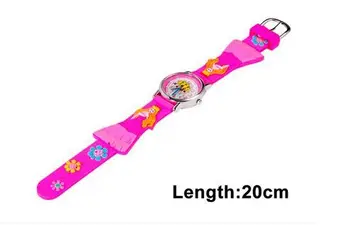WILLIS children cartoon Ballet 3d watches Bright Color Stylish Analog Watch jelly watch