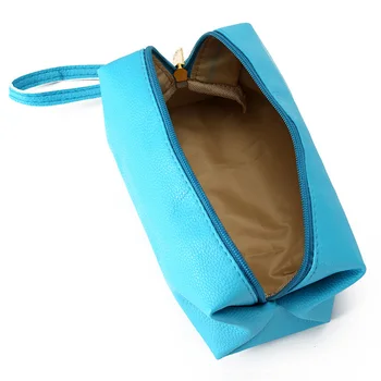 New Spring Summer Handbag Makeup Hand bag PU Leather bag Portable Make Up Organizer Handbag Women Casual Travel Bag LT8