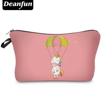 Deanfun Fashion Brand Unicorn Cosmetic Bags 2017 New Fashion 3D Printed Women Travel Makeup Case H83