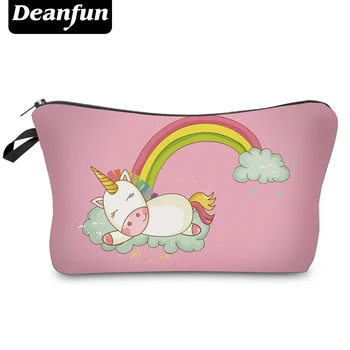 Deanfun Fashion Brand Unicorn Cosmetic Bags 2017 New Fashion 3D Printed Women Travel Makeup Case H83