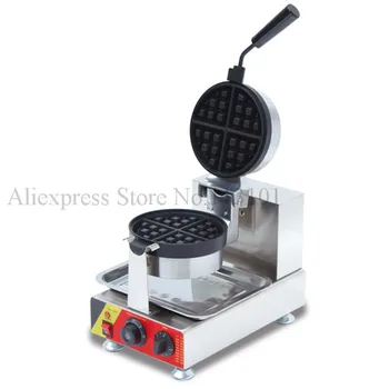 Stainless steel classical waffle machine commercial non-stick cooking surface rotatable waffle pan design waffle maker