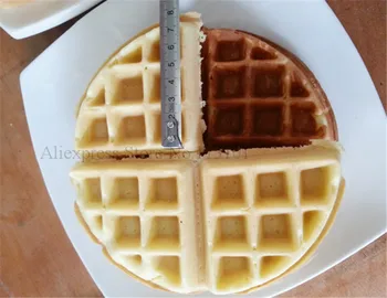 Stainless steel classical waffle machine commercial non-stick cooking surface rotatable waffle pan design waffle maker