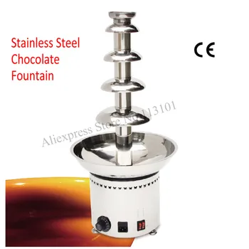 Chocolate fountain machine Five levels stainless steel chocolate fountain dispenser 5 levels with thermostat