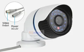 Home surveillance system 720P AHD CCTV Camera waterproof IR night vision 1.0MP Outdoor working 8ch motion detect remote view AVR