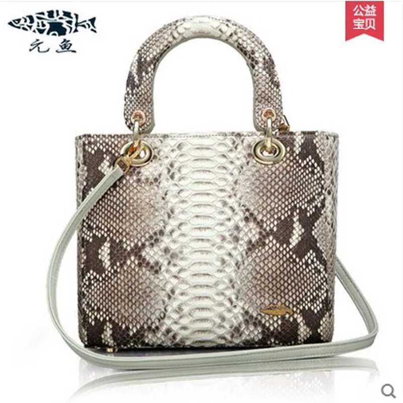 Yuanyu 2017 new hot real Snake skin women handbag wrist bag women handbag fashion women bag