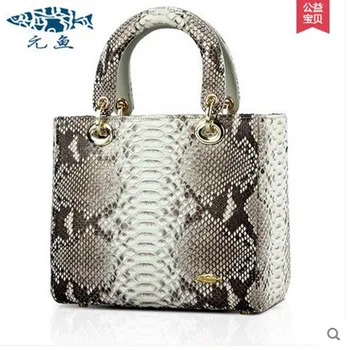 Yuanyu 2017 new hot real Snake skin women handbag wrist bag women handbag fashion women bag