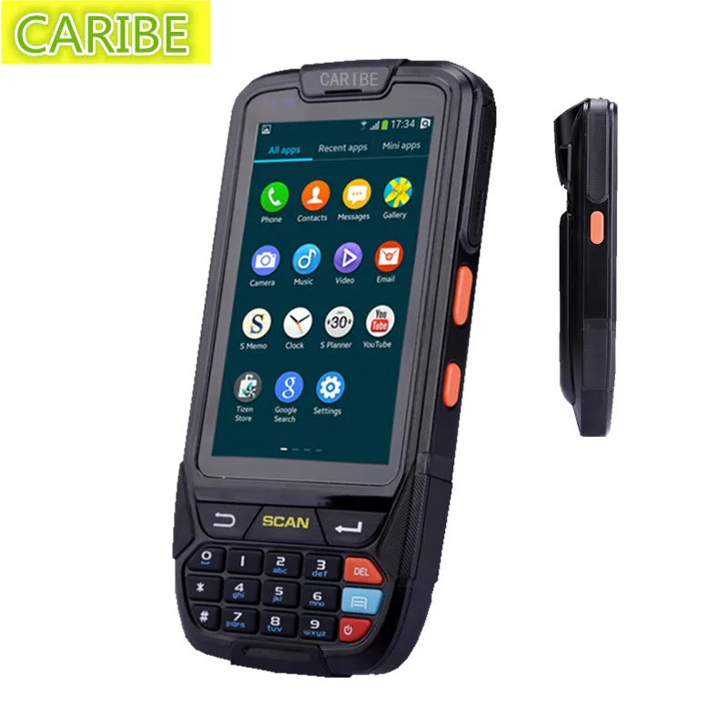 Android pda WiFi 4000 Mah GPS/4G 2GB+16GB outdoor industry rugged 2d barcode reader