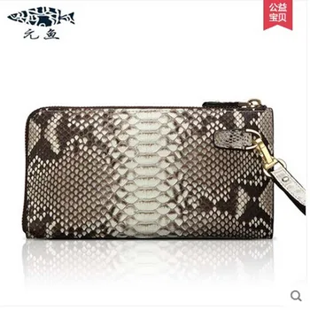 Yuanyu 2017 new hot real python leather handbag women bag lady dinner female bag eisure high-capacity women purse