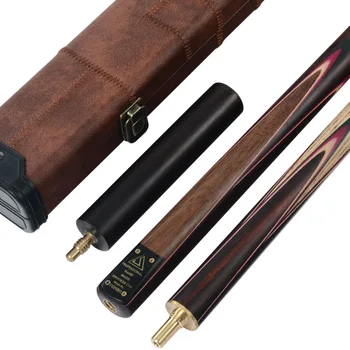CUESOUL Classic Handmade 57 Inch 3/4 Piece Snooker Cue + Extension and Cue Case All
