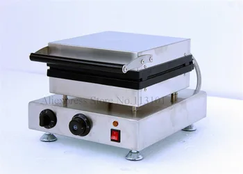 Long-type special waffle machine stainless steel long strip type waffle maker with 3 pcs waffle moulds with thermostat and timer