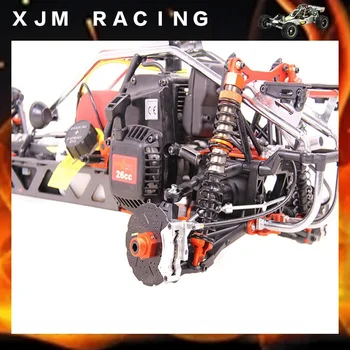 1/5 Rc Car racing parts Four-wheel line/cable brake system kit fit hpi rovan km baja 5b/5t/5sc
