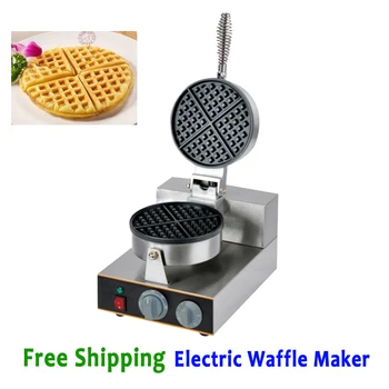 Electric Waffle Machine Commercial Waffle Maker Kitchen Appliance Non-stick Pan Baker 220V