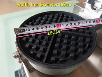 Electric Waffle Machine Commercial Waffle Maker Kitchen Appliance Non-stick Pan Baker 220V