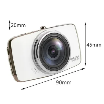 898 Full HD Front And Rear Dual Lens 170 Degree Wide Angle Car Camera DVR Recorder Car Backup Monitor Parking Assistance