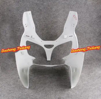 For Kawasaki Ninja ZX6R 2000 2001 2002 Upper Front Cover Cowl Nose Fairing Unpainted Injection Mold ABS Plastic