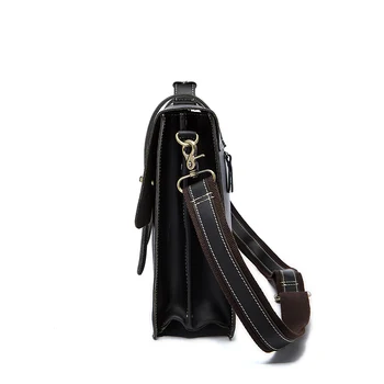 WESTAL Genuine Leather Men Bags New briefcase Men's Messenger Shoulder Bag Crazy Horse Leather Men Crossbody Handbags 1036