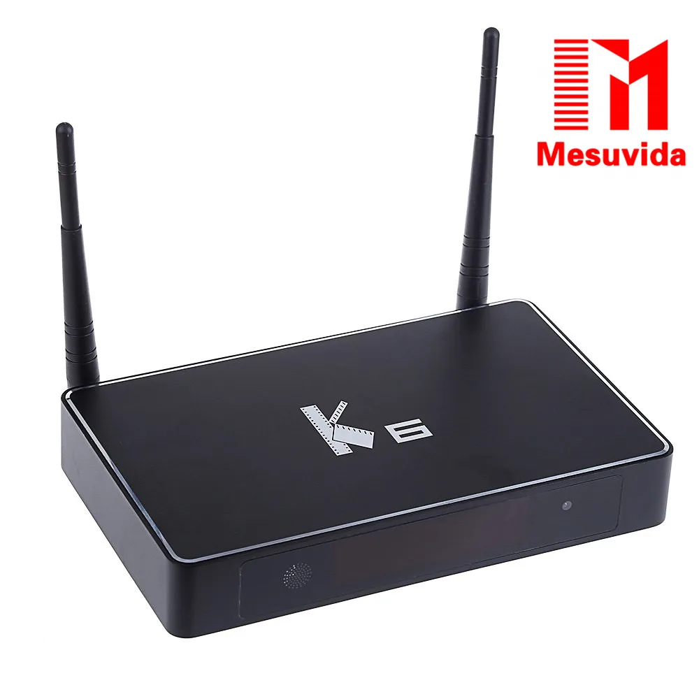 Mesuvida Super Oowerful K6 Smart TV Box Amlogic S812 Android 5.1.1 Quad-core 2.4GHz/5GHz WiFi Bluetooth 4.0 2GB 8GB Media Player