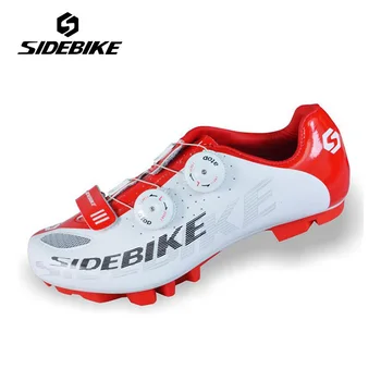 SIDEBIKE New Men's Cycling Shoes Professional Locking Bicycle Shoes MTB Bike Shoes Anti-skid Breathable Ciclismo Zapatos