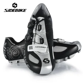 SIDEBIKE New Men's Cycling Shoes Professional Locking Bicycle Shoes MTB Bike Shoes Anti-skid Breathable Ciclismo Zapatos