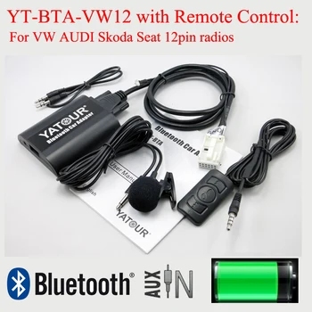 Yatour Bluetooth MP3 player BTA with Remote control for VW AUDI Skoda Seat 12PIN radios