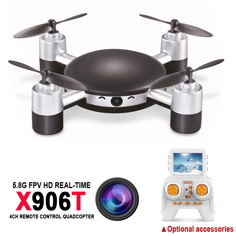 MJX X906T Mini RC Drone 6-AXIS GYRO Quadrocopter RC FPV Drone Helicopter HD Camera Wifi Mando Remote Control Copter Toy