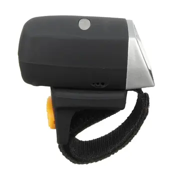Laser Weirless Scanner Wearable Ring Bar Code Scanner Mini Bluetooth Scanner Barcode Reader 1D Reader Scan for Phone PC Tablet