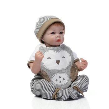 Lifelike silicone reborn babies dolls 53CM real touch bambole reborn bonecas baby alive toys for children