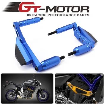 GT Motor-Motorcycle Protection Engine cover Crash Pads Frame Slider Protector Falling For Yamaha MT07 MT-07 2013-