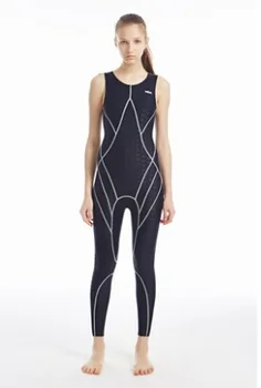 Sun Protection Professional Diving suit Long Pants Nylon Lycra Body Swimming Wetsuits For Women Sport Surfing Full Body Swimwear
