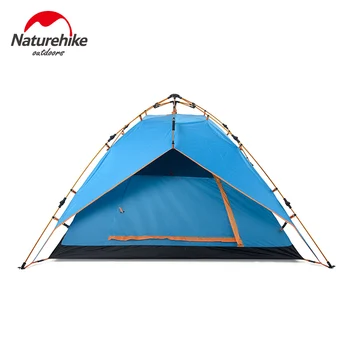 NatureHike Outdoor Tent Quick Automatic Opening Double Layer Camping Tent 3 People Three Season Tent Shelter for Hiking Hunting