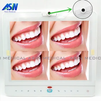 15 Inch Wired Dental Monitor Oral Camera System all in one VGA+VIDEO+USB With LCD holder wired/wireless & SD memory card